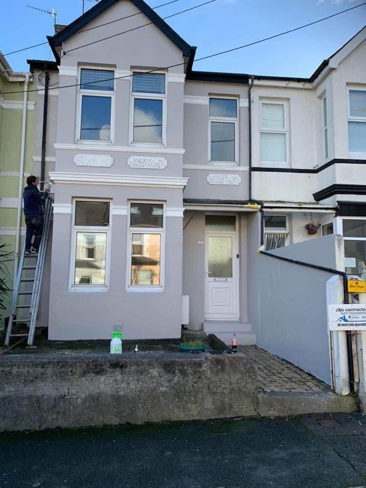 Completed roof replacement project in Kingsteignton