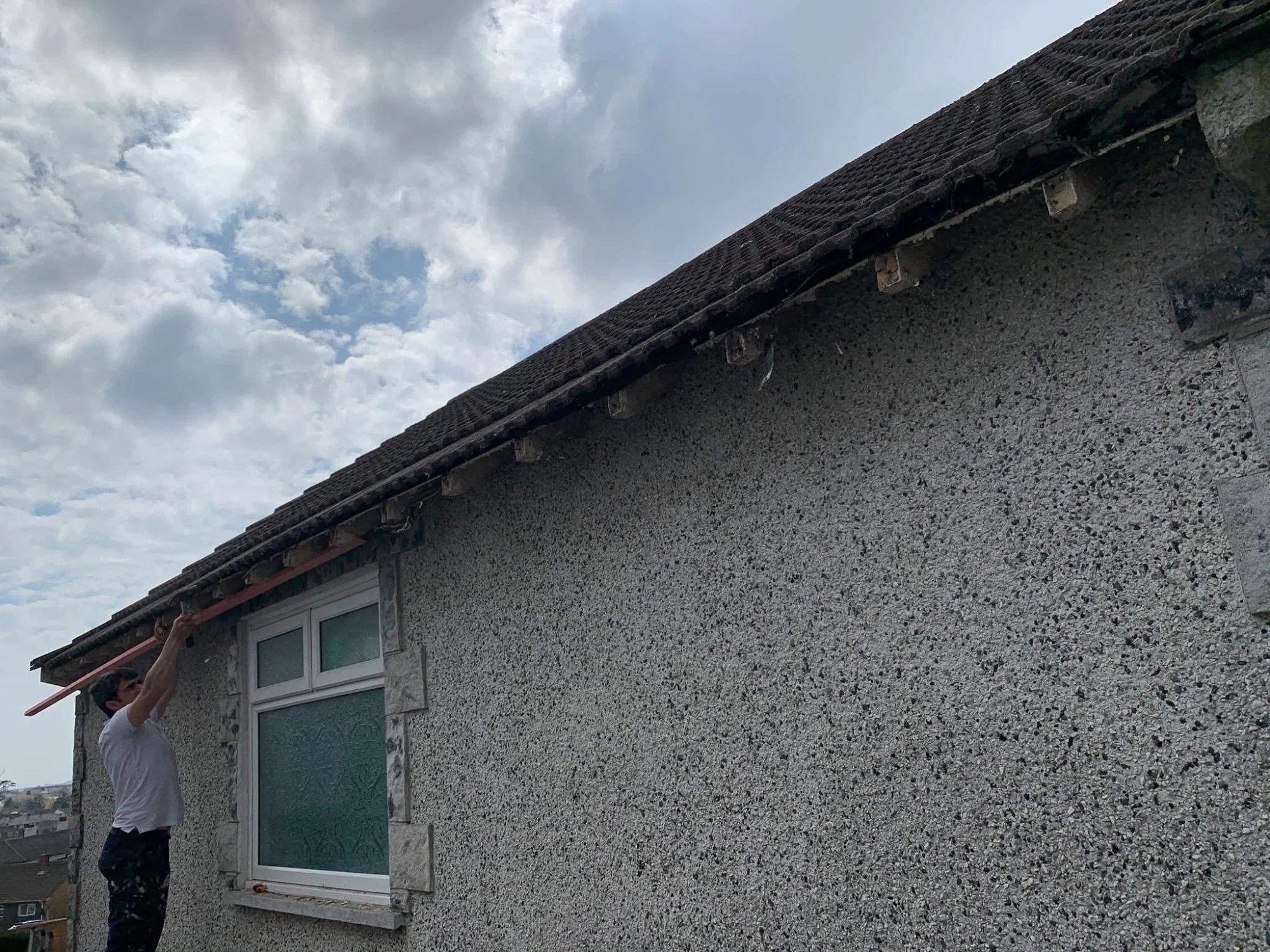 Storm damage roof repairs in Kingsteignton