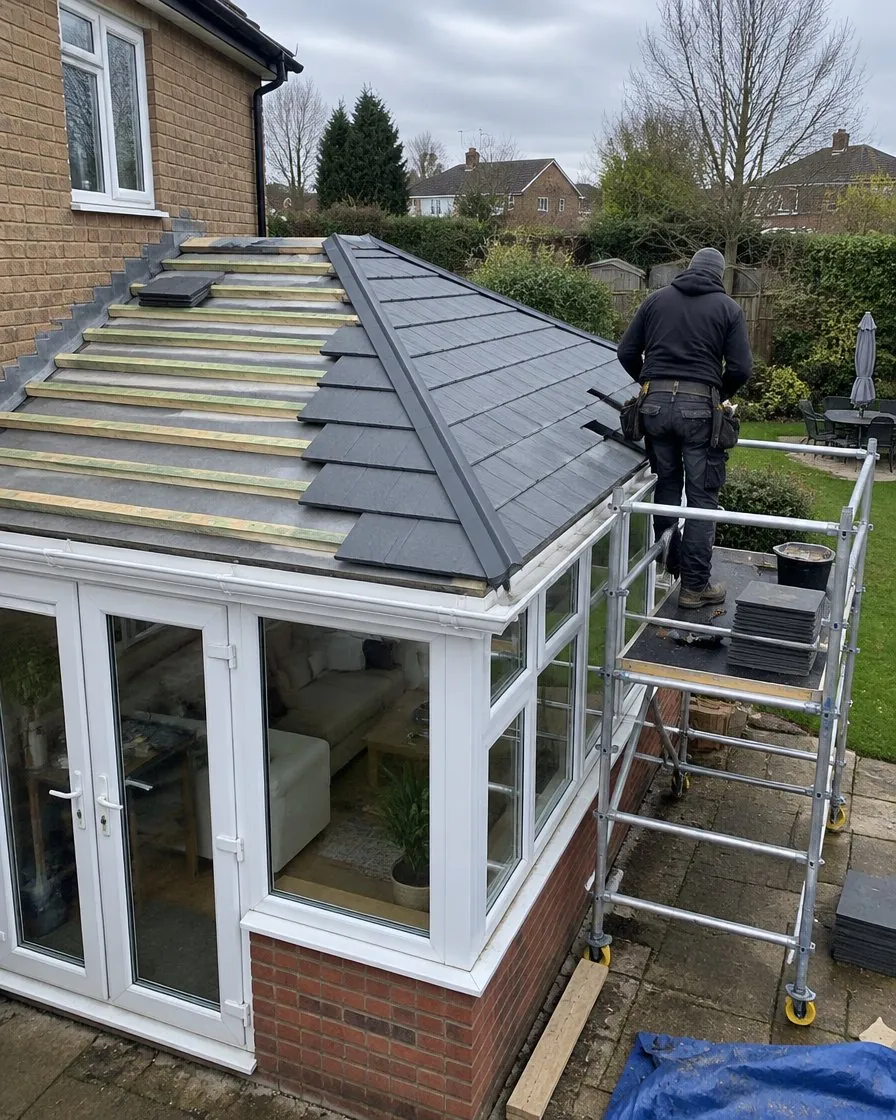 Conservatory roof replacement in Kingsteignton