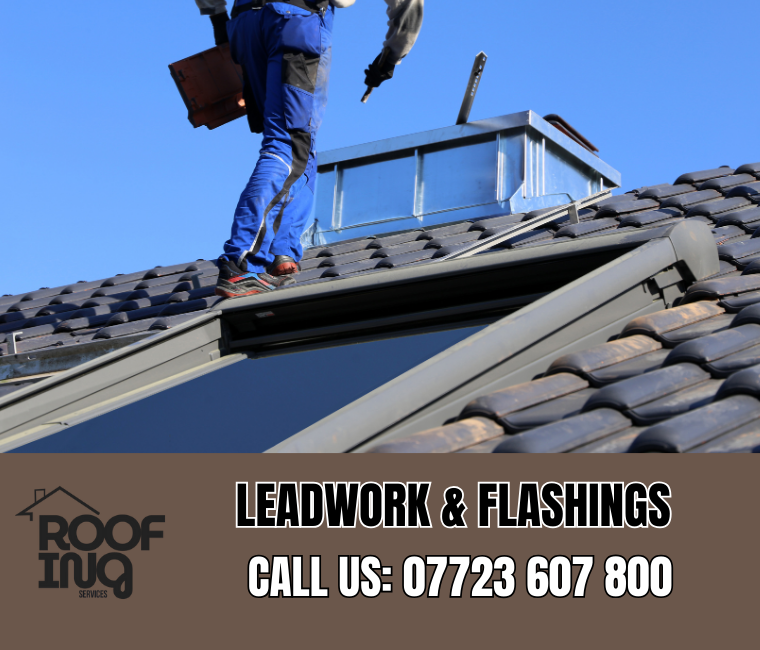 Lead roofing and flashing work in Kingsteignton